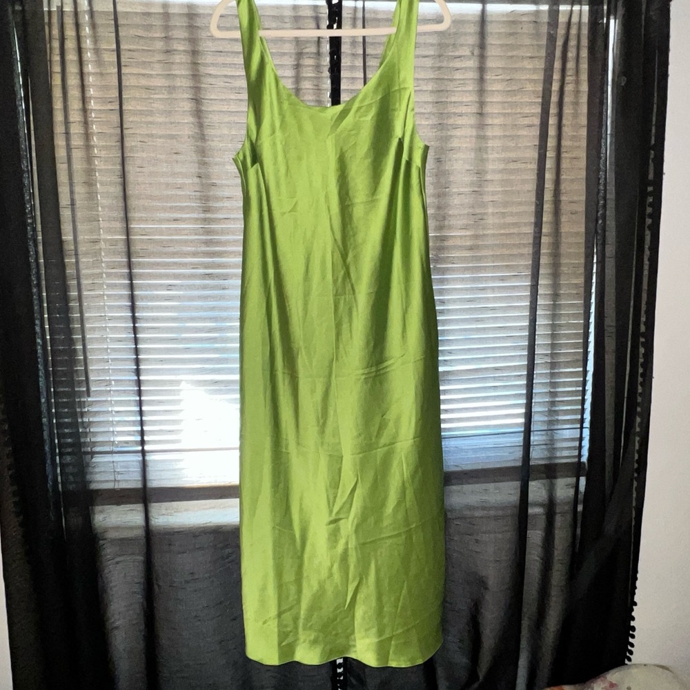 ASOS DESIGN Petite Bright Green Dress